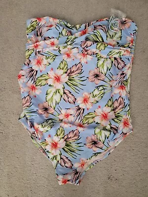 Bandeau One Piece Maternity Swimsuit Isabel Maternity XL • $4