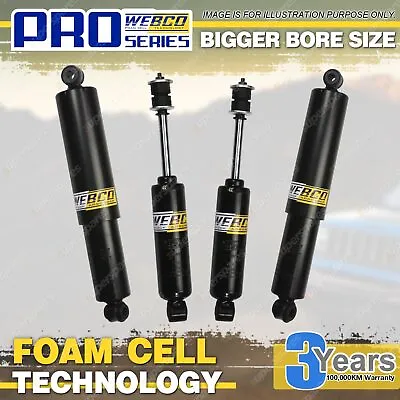 Front + Rear 2  Lift Foam Cell Shock Absorbers For Mitsubishi Pajero NH NJ NK NL • $319