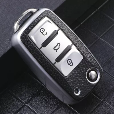 TPU Remote Key Fob Cover Case Holder Shell For Volkswagen Tiguan Bora Passat • $10.49