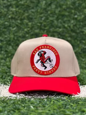 San Francisco 49ers Vintage Patched Snapback Hat. • $35