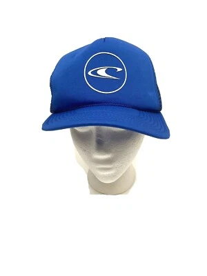 $4.99 • Buy O'Neill Classic Surf Trucker Snap Back Hat Mesh Foam Adjustable Blue NEW 