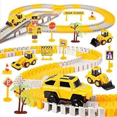 Kids Construction Toys For 2-6 Year Old Boys Girls Tractor Toy Cars Boys Toys • £20.32