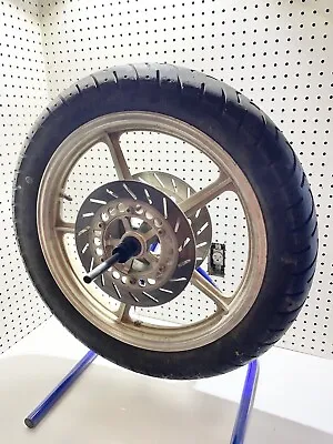 1994 91-97 Yamaha XV750 Virago 750 Front Wheel Rim Tire 19X2.15 19  OEM STRAIGHT • $95.63