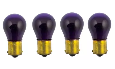$11.88 • Buy 4x 1156 Purple Miniature Light Bulb 12v Tail Rear S8 Brake Stop Turn Signal LOT