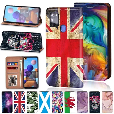 PU Leather Wallet Stand Case Cover For Samsung Galaxy S23 /A04E/A13 5G/A34 5G/54 • £4.49