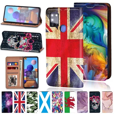 PU Leather Wallet Stand Case Cover For Samsung Galaxy S8/9/10/20 A10/20/30/40 • £3.59