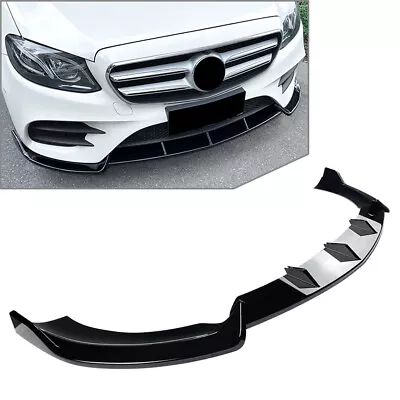 Front Bumper Lip Splitter Spoiler Body Kit For Mercedes Benz E Class W213 E260 • $73.80