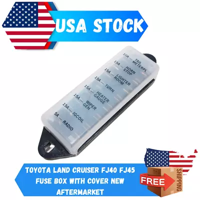 TOYOTA LAND CRUISER FJ40 FJ45 FUSE BOX WITH COVER New Aftermarket • $44.55