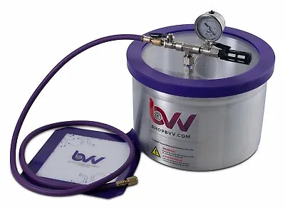 $90 • Buy BVV Best Value Vacs 2 Gallon Aluminum Vacuum Chamber