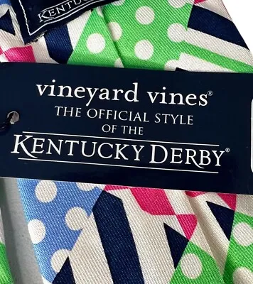 Vineyard Vines Tie Kid’s Multicolor Kentucky Derby Patchwork Tie Preppy NWT NEW • $39.99