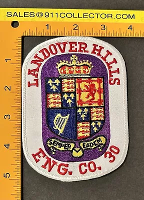 MARYLAND MD LANDOVER FIRE DEPT ENGINE Co 30 PATCH PRINCE GEORGES COUNTY • $9.99