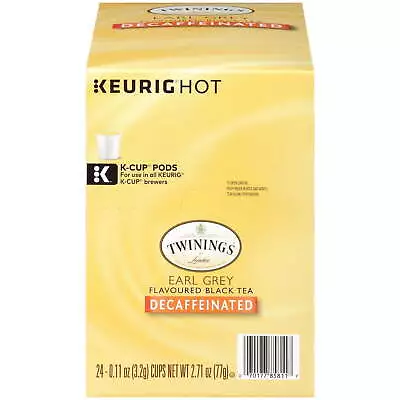 Twinings Earl Grey Decaffeinated K-Cup Pods Citrus And Bergamot Black Tea • $20.54