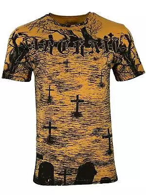 Archaic By Affliction Men's T-Shirt The Crypt Keeper Biker S-2XL • $26.99