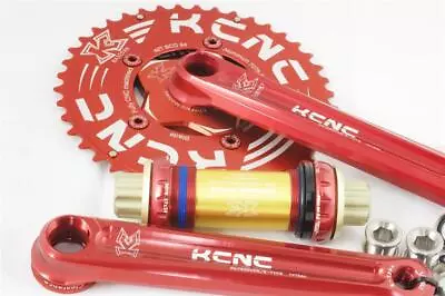 KCNC K2-Type XC-Blade Double MTB Crankset With BB Red 175mm • $191.20