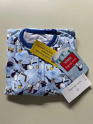 NWT~Original Bag~Vera Bradley~Ski Jump Snoopy~One Piece Sleeper~12 Months Size • $13.99