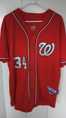 $40 • Buy Bryce Harper Authentic Washington Nationals Jersey - Majestic, Large, Sz. 50