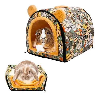 Extra Large Rabbit Bed House๏ผwarm & Soft Bunny Hideout Hut Cave For Rabbit Bun • $21.92