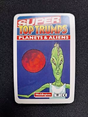 Rare Vintage Waddingtons Super Top Trumps PLANETS & ALIENS. Complete Set. • £10.50