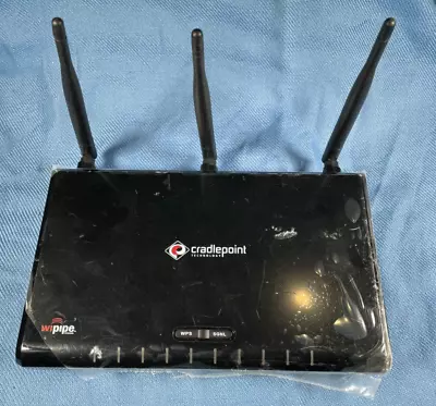 CradlePoint MBR1000 4-Port 10/100 Wireless N Router W/ Adapter • $25