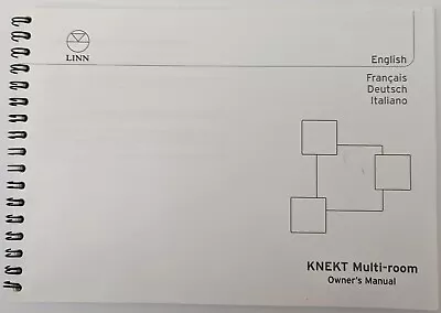 Linn Knekt Owners Manual • £18.50