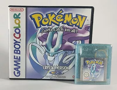 Pokemon Crystal On Gameboy [New Save Battery] • $229