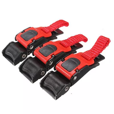 £4.96 • Buy Adjustable Gear Motorcycle Helmet-Buckle Quick Release Clip Chin-Strap Universal