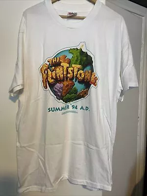 Vintage FLINTSTONES Movie 1994 Promo T Shirt XL RARE • $29.99