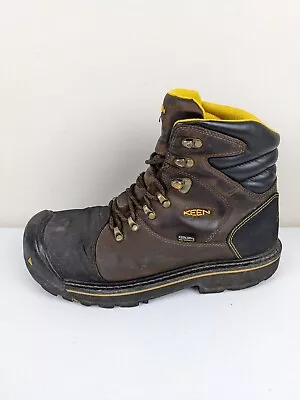 KEEN Leather Utility Milwaukee Steel Toe Waterproof Work Boots Men 11 D 1009174D • $49.99