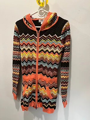 Missoni For Target Sweater Skirt & Hoodie Combo Multi-Color Chevron Zigzag CH XL • $33