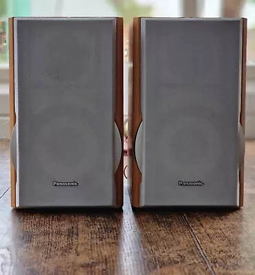 Panasonic SB-PM22 - Pair - 4 Ohm 30w Bookshelf Speakers 17 X 28 X 23 Cm • £25