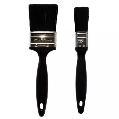 2 X Paint Brush Professional Decorating Long Bristle DIY Brushes 1.5  1  UK • £3.99