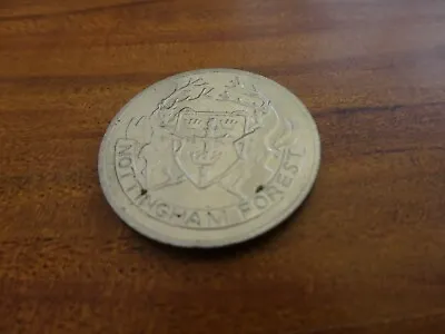 **FA CUP CENTENARY 1872-1972 NOTTINGHAM FOREST**DERBY COUNTY V LUTON TOWN COIN** • £5