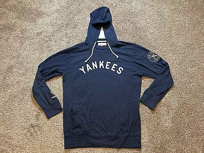 Mitchell & Ness Cooperstown Collection Hoodie Adult XL Blue New York Yankees MLB • $40