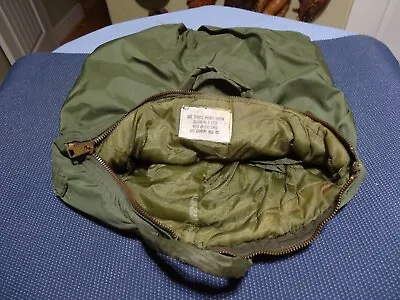 1982 US Air Force Flyer’s Helmet Bag 8415-00-782-2989 Army Green Nylon • $24.50