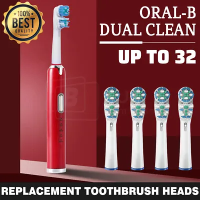 $6.55 • Buy Toothbrush Heads Replacement DUAL CLEAN For Oral-B Electric Floss Flexi
