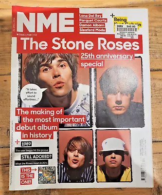 NME Stone Roses Special April 2014 Magazine Lana Del Rey Kurt Cobain • £10