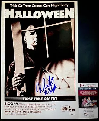 Nick Castle Signed Halloween 11x17 Poster D Autograph Michael Myers JSA COA • $84.95