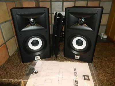 £85 • Buy JBL Stage A120 Bookshelf Speakers (Pair) Black With Box And Manual