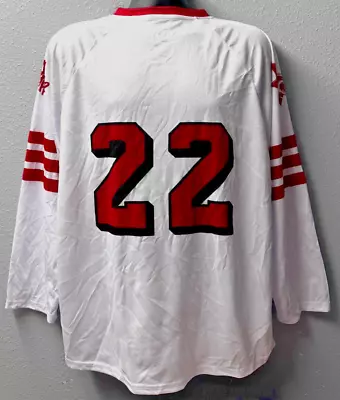 San Jose Sharks San Francisco 49ers #22 Mash Up Hockey Jersey Adult Sz: M - Used • $24