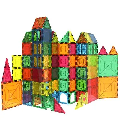 Mag-Genius Magnetic Blocks Magnetic Tiles Building Blocks For Kids Toys 185/pc • $79.99