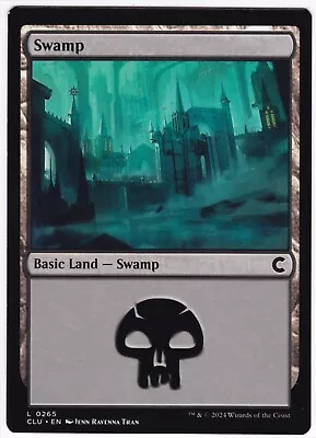 MTG Errors - Miscut - Clue Ravnica Edition L Swamp #0265 • $2.99