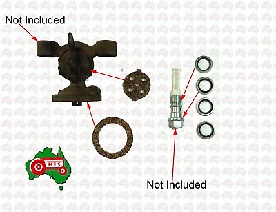 Dual Fuel Tap Seal Gasket Kit Fits For Massey Ferguson TE20 TEA20 TED20 Fergy • $19.50