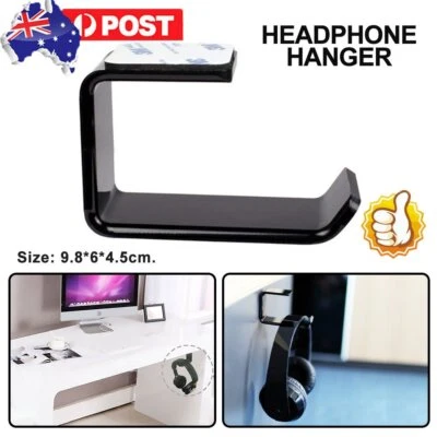 $9.93 • Buy Universal Gaming DJ Gamer Headphone Stand Headset Hanger Bracket Holder Rack LR