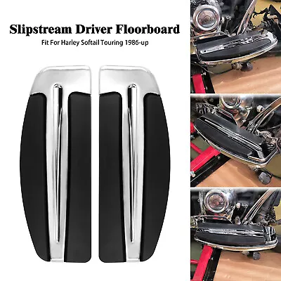 Slipstream Front Floorboard Foot Pedal Fit For Harley Touring Glides Softail • $75.99