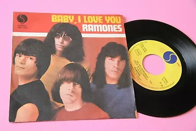  Ramones 7   Baby I Love You Italy Orig 1980 Nm! !!!!!!!!!!!!!!!!!!!  • £82.24