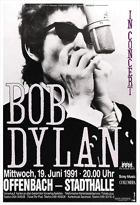$21.50 • Buy Bob Dylan Germany Concert Poster Print