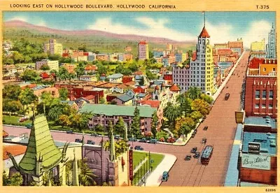 Hollywood California *2x3 Fridge Magnet* City Map Vintage Streets Postcard View • $8.95