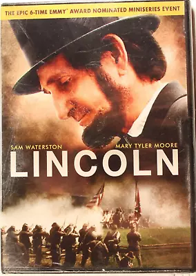 Gore Vidals LINCOLN (DVD 2004) Sam Waterston-Mary Tyler Moore - New & Ships Free • $6.29