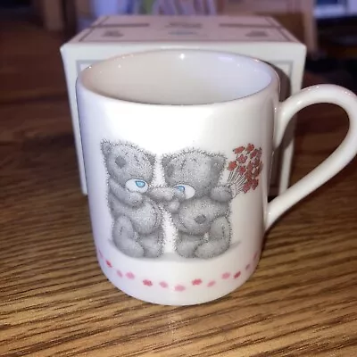 Carte Blanche Me To You  Teddy Bears 2-1/2 T Espresso Mug New Old Stock With Box • $6.22