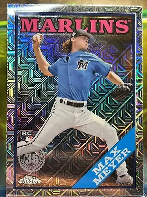 Max Meyer 2023 Topps Series 1 Baseball Silver Pack Mojo Rookie Card  #T88C-86 • $3
